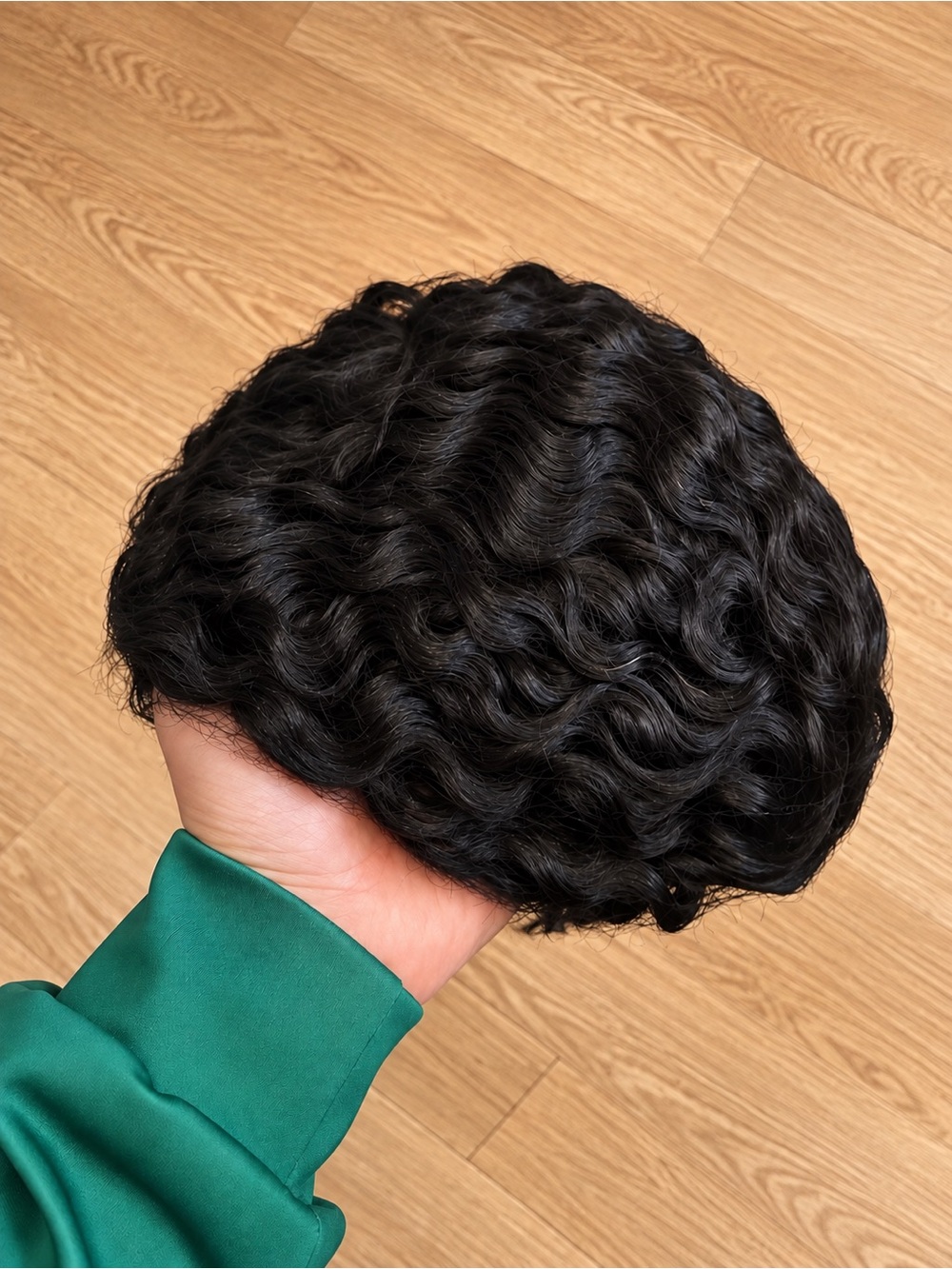 Classic Short Wavy Hairpiece - Natural Black - Size 14